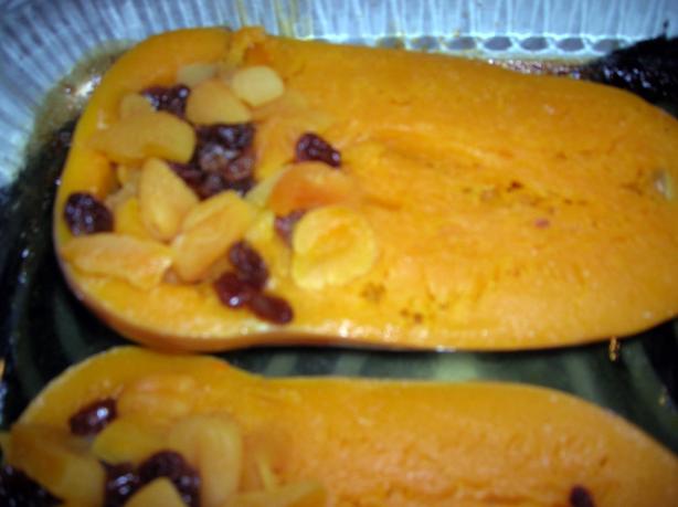 Fruity Stuffed Butternut Squash. Photo by morgainegeiser