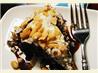 Salty Peanut-Cream Cheese Brownies. Recipe by Caroline Cooks
