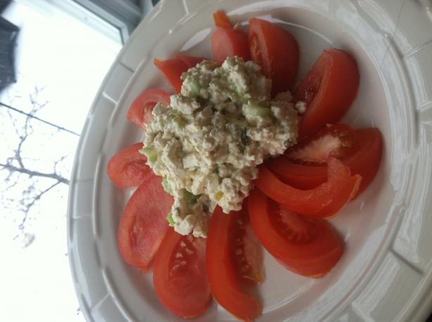 Eggless Salad (Vegan or Vegetarian). Photo by JanuaryBride