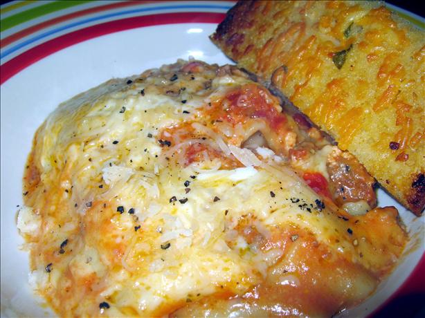 Slow Cooker Cheesy Lasagna With Sausage and Beef. Photo by Super San Mateo Chefs