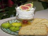 Fresh Figs With Garlic-Feta Cream