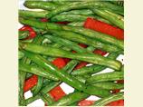Roasted Green Beans and Red Peppers
