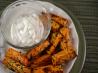Sweet Potato Fries With Basil Salt and Garlic Mayonnaise