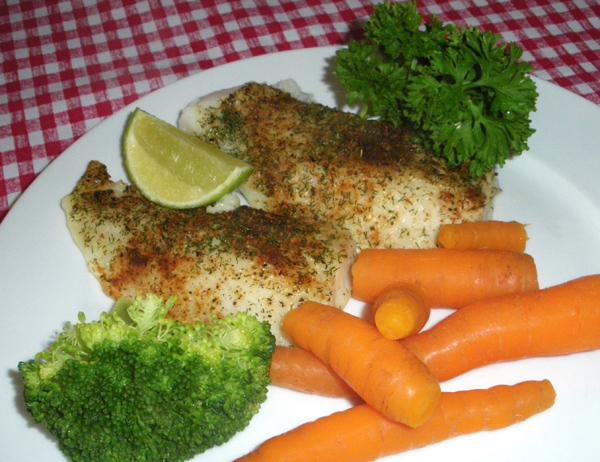 Oven Baked Maine Fish. Photo by Bergy