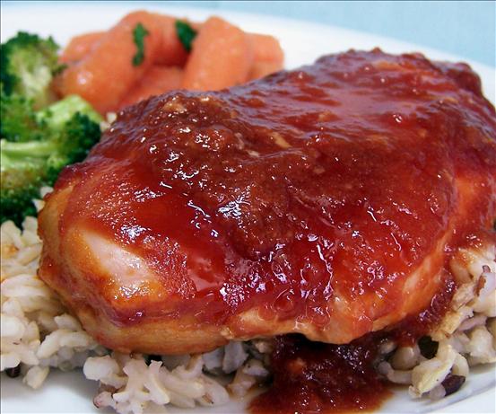 Teriyaki Sticky Chicken  (Ww 4 Points). Photo by PaulaG
