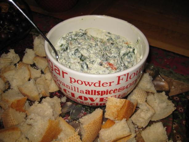Rogene's Knorr Spinach Dip. Photo by Hill Family