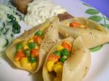 Cheddar-Vegetable Stuffed Shells