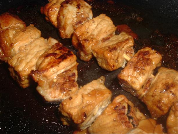 Lemon-Garlic Pork Kebabs. Photo by Bergy