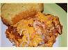 Spaghetti With Creamy Tomato Meat Sauce & Cheese Topping (Li. Recipe by Redsie