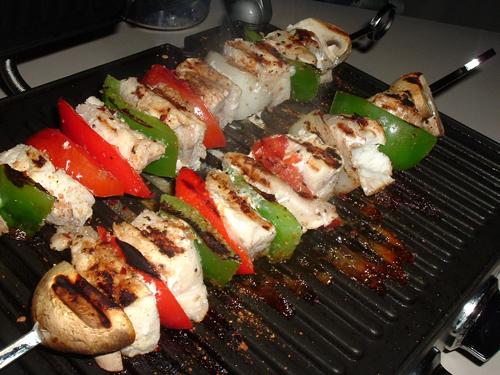 fish kabobs