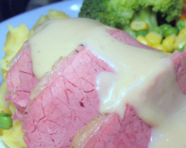 Mustard Sauce for Corned Beef. Photo by JustJanS