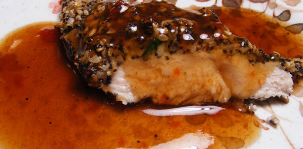 Delicious Bourbon Chicken Glaze. Photo by Lavender Lynn