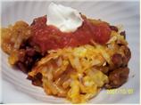 Chili With Cheesy Hash Browns. Photo by Nonnie4Two