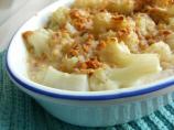 Traditional English Cheddar Cauliflower Cheese - Gratin