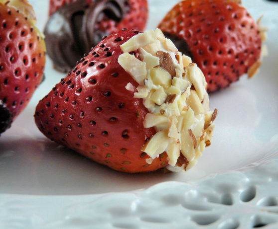 Linda's Cheesecake-Stuffed Strawberries. Photo by PaulaG