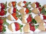 Linda's Cheesecake-Stuffed Strawberries. Photo by mickeydownunder