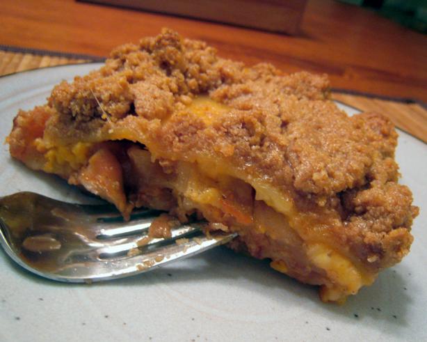 Apple and Cheddar Cheese Dessert Lasagna. Photo by yogiclarebear