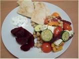 Warm Chickpea Salad
