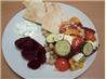 Warm Chickpea Salad. Recipe by Moor Driver