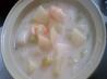 Scallop and Shrimp Chowder. Recipe by KLHquilts