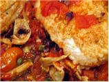 Chicken W/ Oyster Mushrooms & Tomatoes