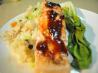 Pan-Fried Salmon With Warm Chilli ( Chili ) Lime Sauce). Recipe by JustJanS