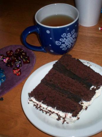 Cocoa and Cream Cake. Photo by Lynne the Pirate Queen