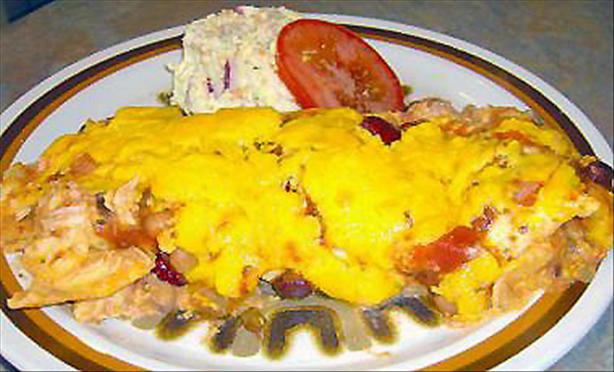 Fast Chicken Enchiladas. Photo by Derf