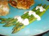 Asparagus With No-Cook Creamy Mustard Sauce. Recipe by Charlotte J
