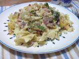 Rich and Cheesy Ham and Asparagus Noodle Casserole