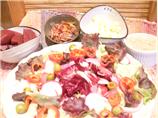 The Ravishing Reds Salad With Red Hots Dressing