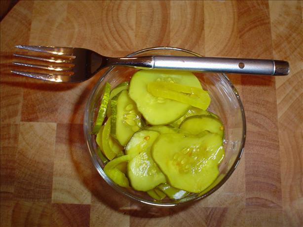 Alton Brown's Bread and Butter Pickles. Photo by Victoryred Chef #457829