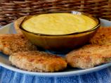 Smoked Salmon Potato Cakes With Garlic Cream. Photo by twissis