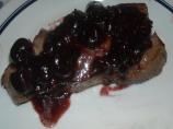 Beef Tenderloin in Cherry Sauce