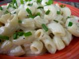Macaroni With Fontina and Gorgonzola Cheeses