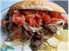 Onion 'n Pepper Beef Steak Sandwiches