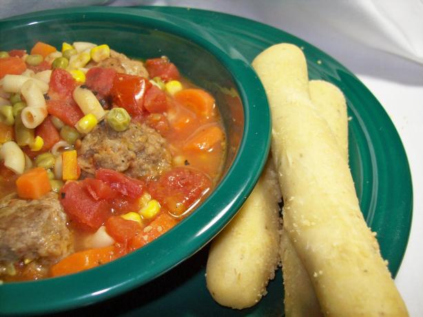 Italian Meatball Soup - Quick. Photo by Chef shapeweaver &copy;