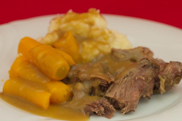 Beef Pot Roast in Crock Pot / Slow Cooker. Photo by Peter J