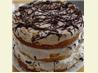 Almond   Cake With  Meringue and Whipped Cream Filling. Recipe by Elly in Canada