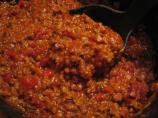 Ground Lamb and Lentil Chili