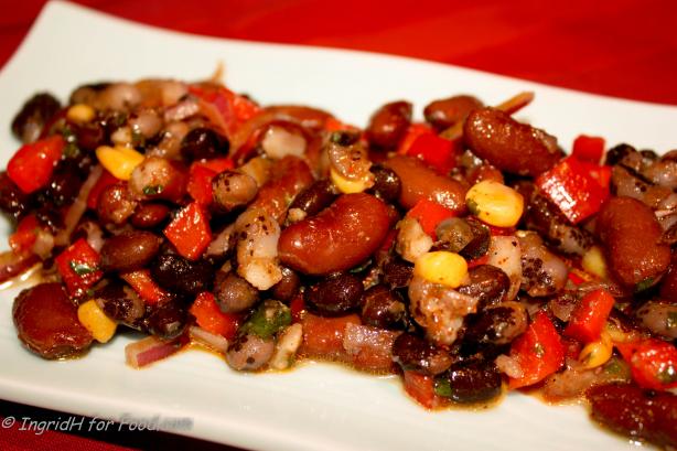 Fantastic Mexican Corn and Bean Salad (Vegetarian). Photo by IngridH