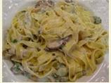 Smoked Salmon Fettuccine