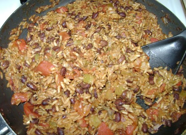 Quick Skillet Black Beans and Rice. Photo by CarrieQuiteContrary