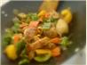 Tempura Fish Stir-Fry With Assorted Peppers. Recipe by ~Deux Petits Chefs!