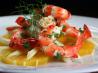 Fennel and Orange Salad Topped With Prawns / Shrimp