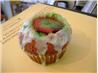 Strawberry Lime Stuffed Cupcakes. Recipe by Mom2Rose