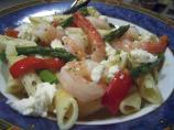 Asparagus and Shrimp Penne Pasta