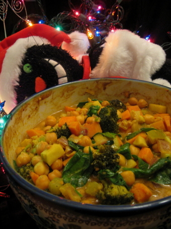 Sweet Chickpea Curry. Photo by Engrossed