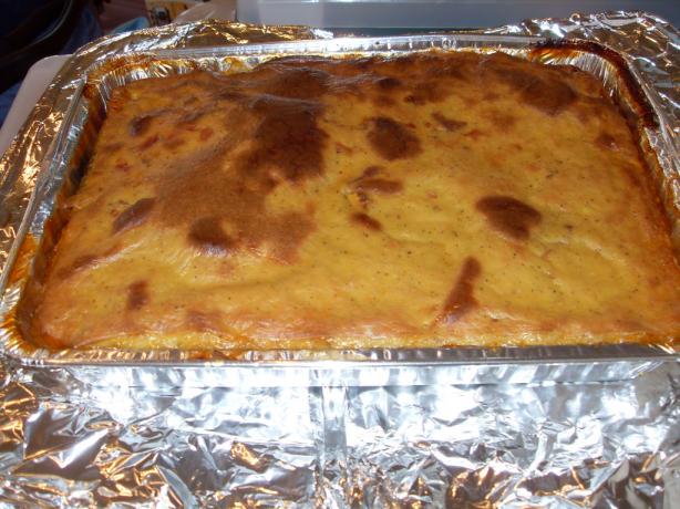 Moussaka - Greek Casserole. Photo by Chef h&h