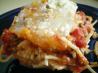 Spaghetti Crust Sausage Pizza Casserole